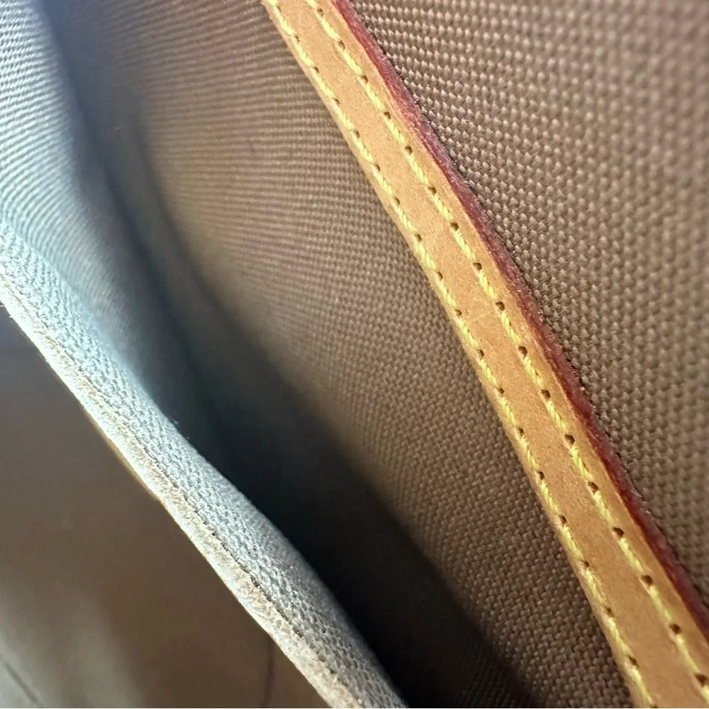 Louis Vuitton Brown and Tan Monogram Backpack